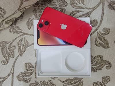 iphone 14 FU 86 health with box 128gb