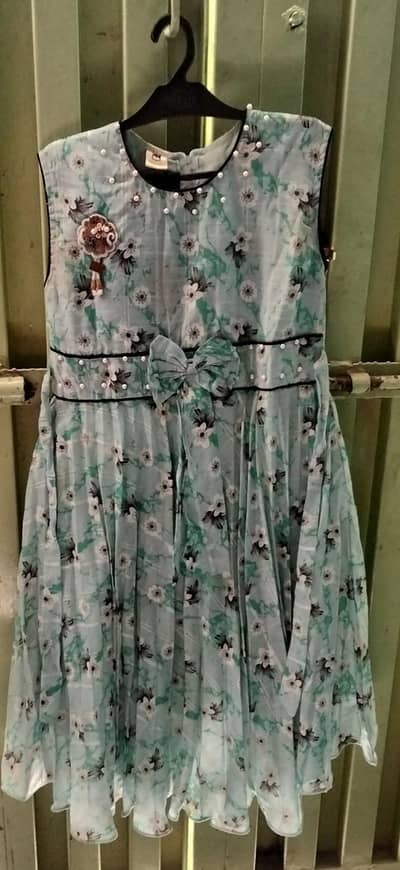 Kids Mint Green Frock 10/11Years – Bilkul New Jaisi