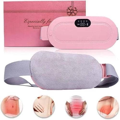 Electric Heating Belt, Menstrual Heating Pad for Cramps Masge USB Rechargeable Women Girl