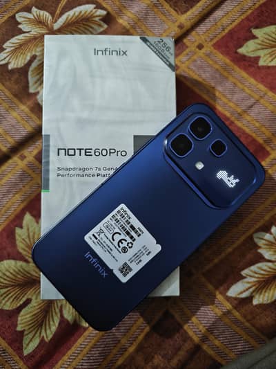 infnix note 60 pro  8 256 with box charger
