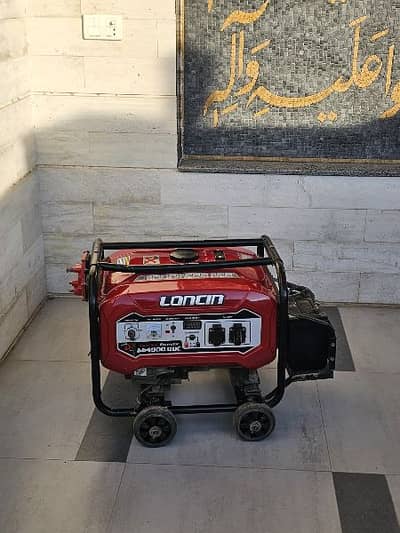 Loncin Portable Generator 3.1KVA slightly used