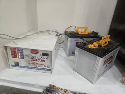 1000 watt UPS with Dual Batteries Exide 105 watt x2