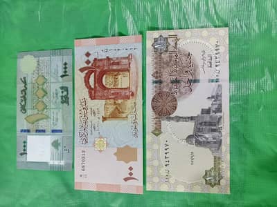3 different country notes unc condition only hobbies and numismatic