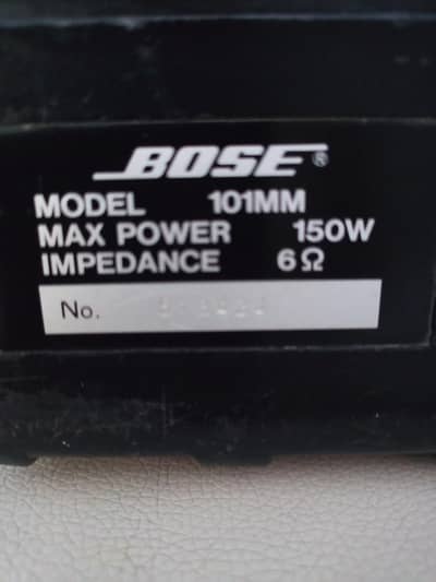 Bose 101 spikes