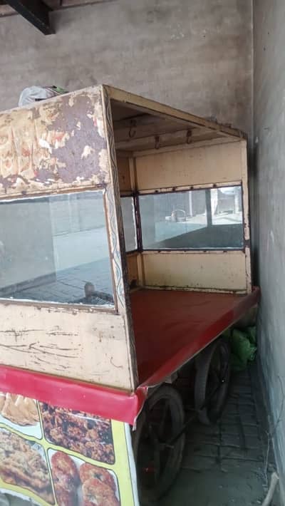 Food counter with rehri (Cart) and a big drum for sale