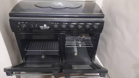 Welcome 5 Burner Gas Cooker with Double Oven – Brand New (Unused)