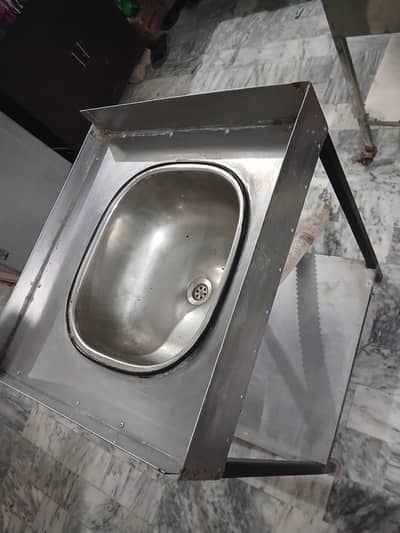 Kitchen Counter Set (Chulha + Sink)    (Condition 10/10)