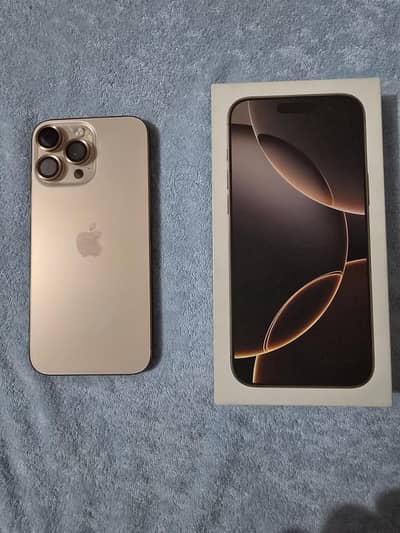 I phone 16 pro max 256gb  Desert Titanium