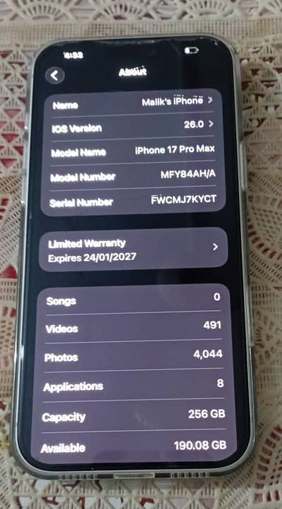 IPhone 17pro max