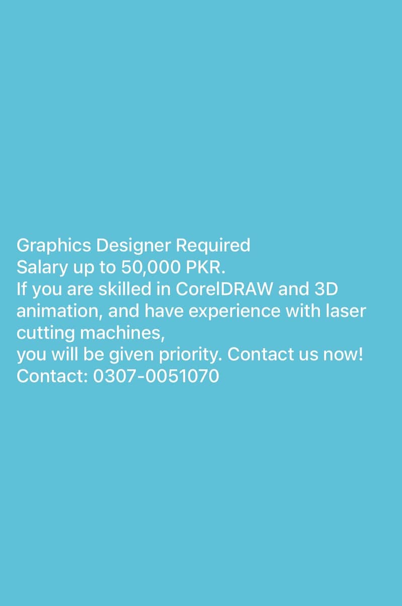 Graphics Designer Required 0