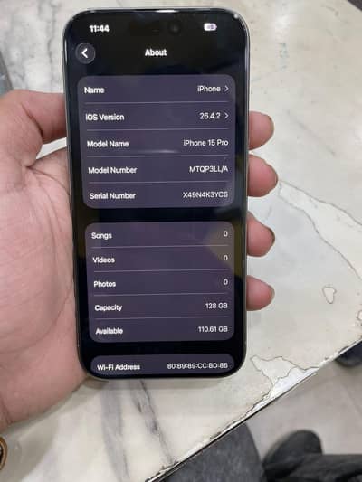 Iphone 15 pro Jv ( Original Titanium)