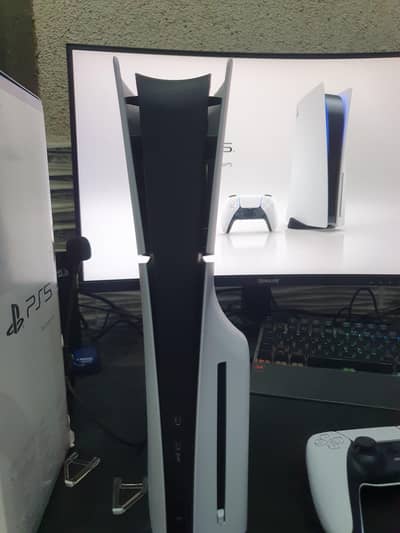 PS5 Slim 1 Tb With 2 controllers 2 month used