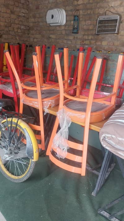 Restaurant chair table set