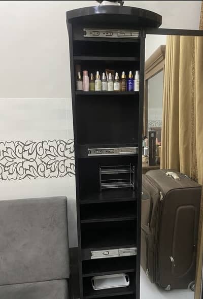 Makeup cabinet full length mirror
