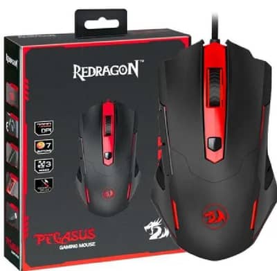 Red dragon Pegasus M705  7200 DPI gaming mouse ( black)