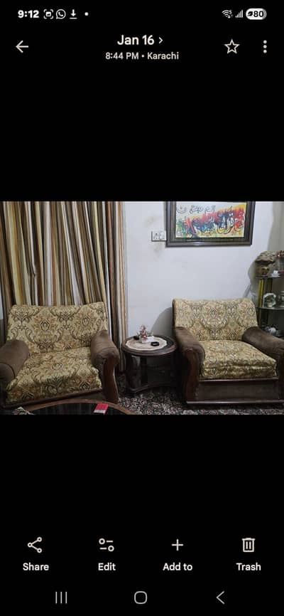 5 seater Sofa Set  with 12 years foam warranty