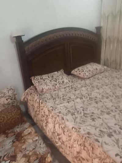 Wooden Bed | Side table | Dressing in Good condition | Urgent sale