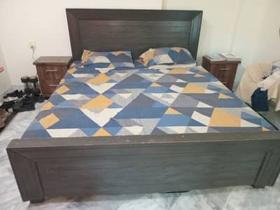 Wooden bed