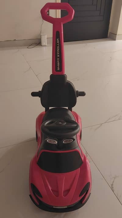 kids car and rock and ride horse