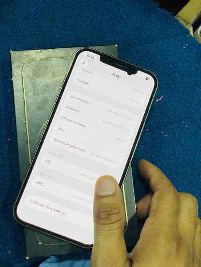 iPhone 12 promax pta approve dual sim with box waterproof