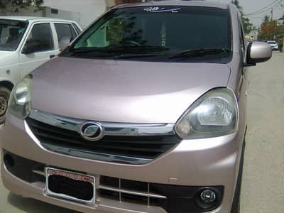 DAIHATSU MIRA 2014/2017 AUTOMATIC ROSE MIST COLOUR BEHTREEN CONDITION