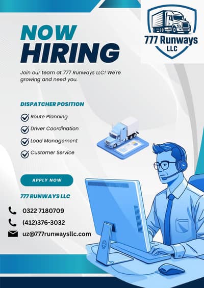 Truck Dispatcher  USA Based Company