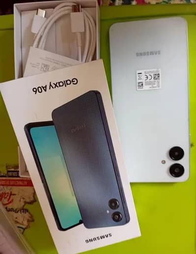 Samsung A06 with box urgent sale