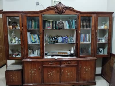 sheesham wood showcase