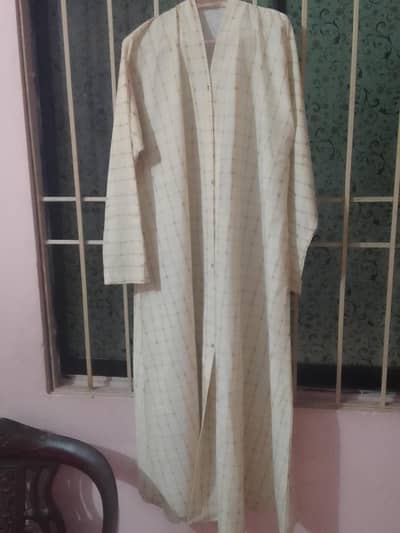Elegant beautiful printed abaya with scarf