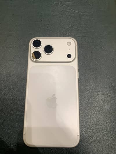 iPhone 17 pro max white color jv