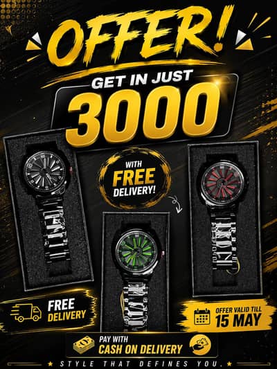 rotating wheel watch
