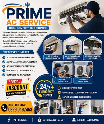 Ac services & Ac Maintenance best services provider near you