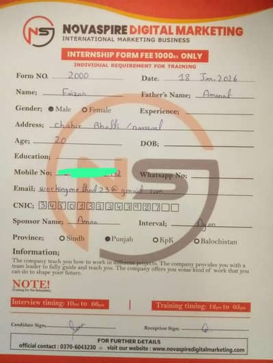 Online job from home