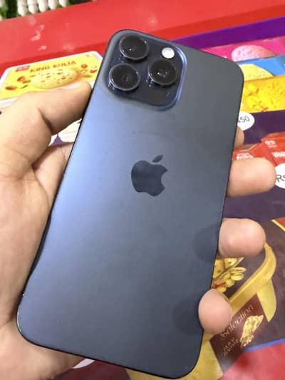 Iphone 15 pro max jv 10/9.5 condition blue colour battery health 87