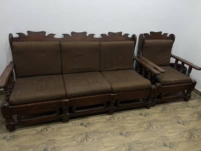 Sofa Set - Old - 2 single chair + 1 (3 set)