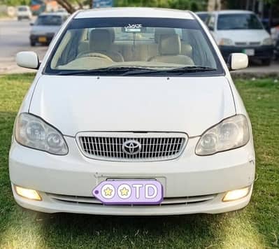 Toyota Corrola 2005 modle Orignal Gli 70 percent genuin outside