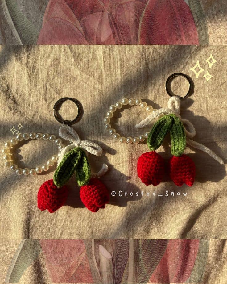 Crochet keychains 4