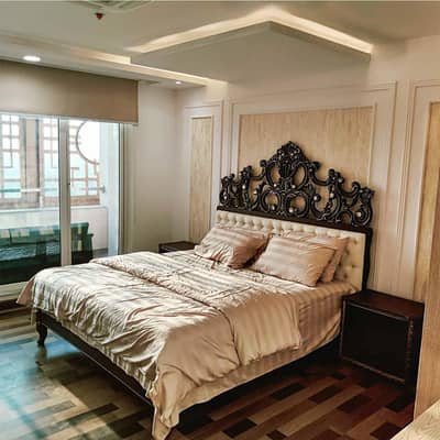 1 Bed Apartment Gold Crest DHA Ph-4 per day rent