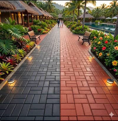 Paver / tuff tile / Tiles / Kerb stone / blocks / City paver / 60mm
