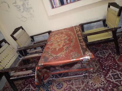 House chair and table for sell.