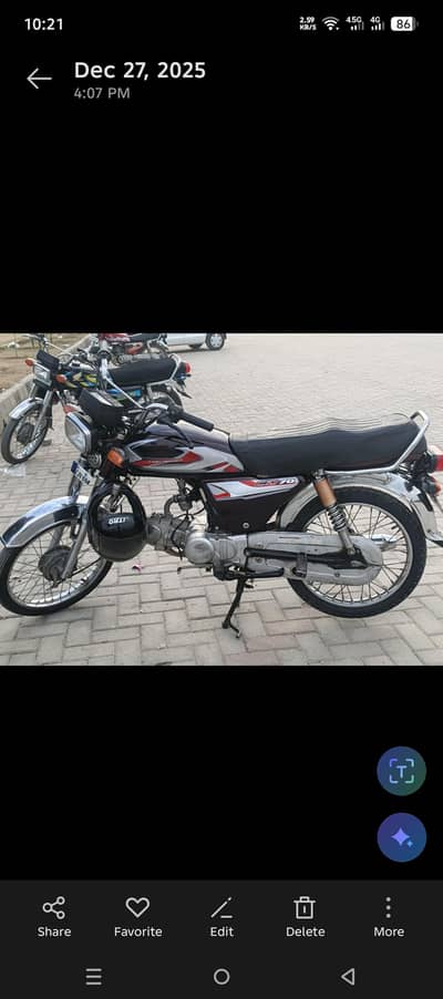 United 70cc Bike