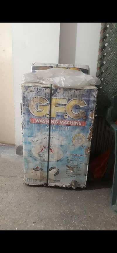 GFC unused washing machine
