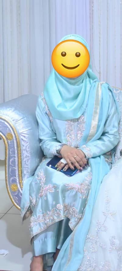 party wear dress/ formal dress/ walima dress/long shirt.