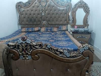 bed dressing side table