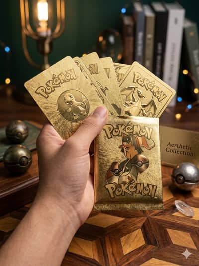 Golden pokemon cards pack