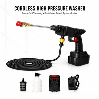 Automatic Cordless Car Wash Spray Gun single/double battery