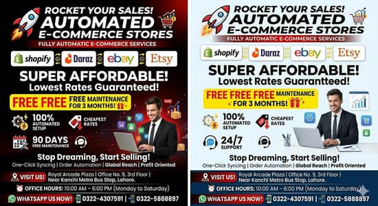 Get your E commerce professional website's