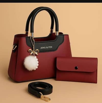 Eid Special – Brand New Elegant Handbag Set with Wallet & Strap