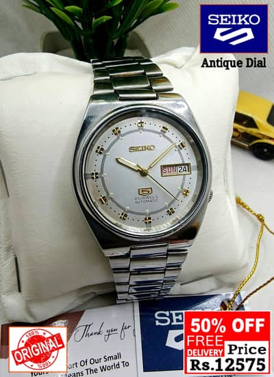 Seiko 5 Citizen Orient Automatic Pre-Owned watch Japan 03161737353