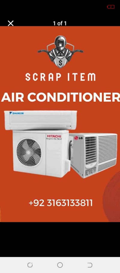 scrap ac sale kare  ap ke yaha se le jai ge